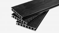Террасная доска Groentec 3000x145x25 мм усиленная, Антрацит