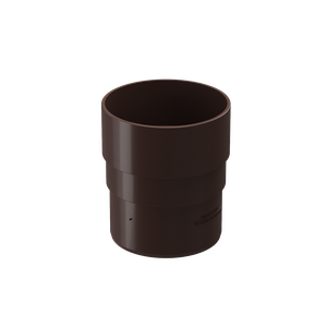Муфта соединительная для водостока Docke Premium, шоколад