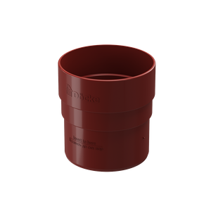 Муфта соединительная для водостока Docke Standard, красный