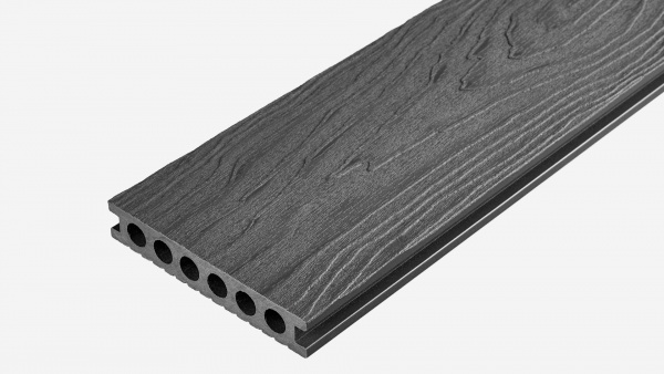 Террасная доска Groentec 4000x145x25 мм усиленная, Серый