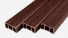Перило Groentec 3000x92x45 мм, Шоколад