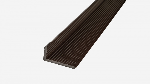 Угол торцевой Groentec 3000x70x35 мм, Венге