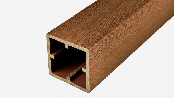 Столб заборный Groentec 3000x120x120 мм, Дуб
