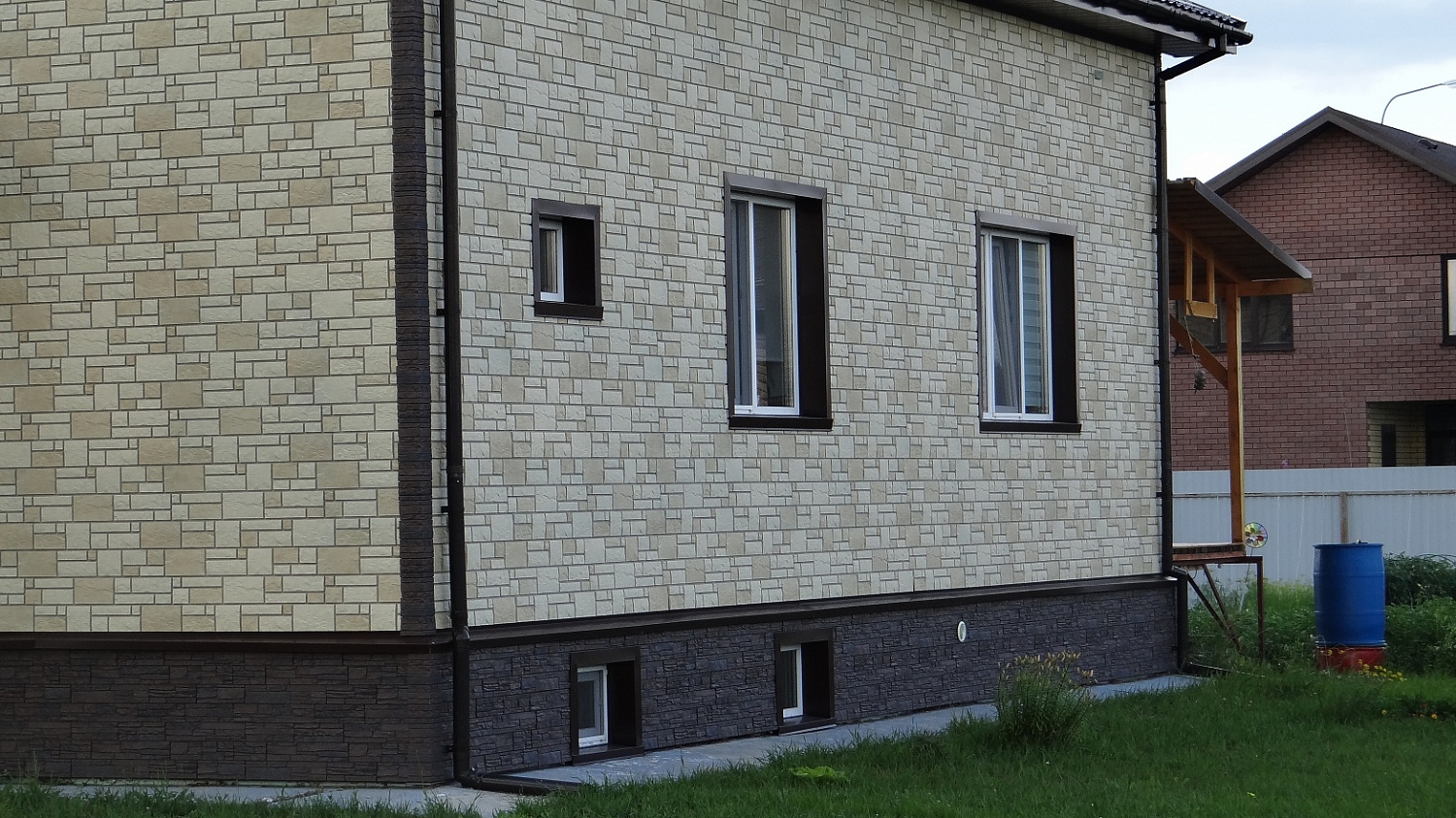 Фасадная панель Docke Premium Burg, пшеничный