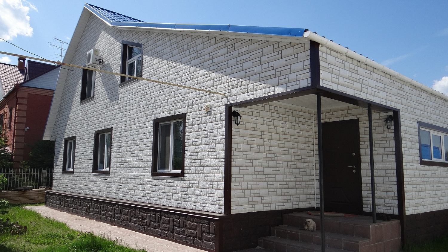 Фасадная панель Docke Premium Burg, белый