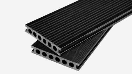 Террасная доска Groentec 4000x145x25 мм усиленная, Антрацит
