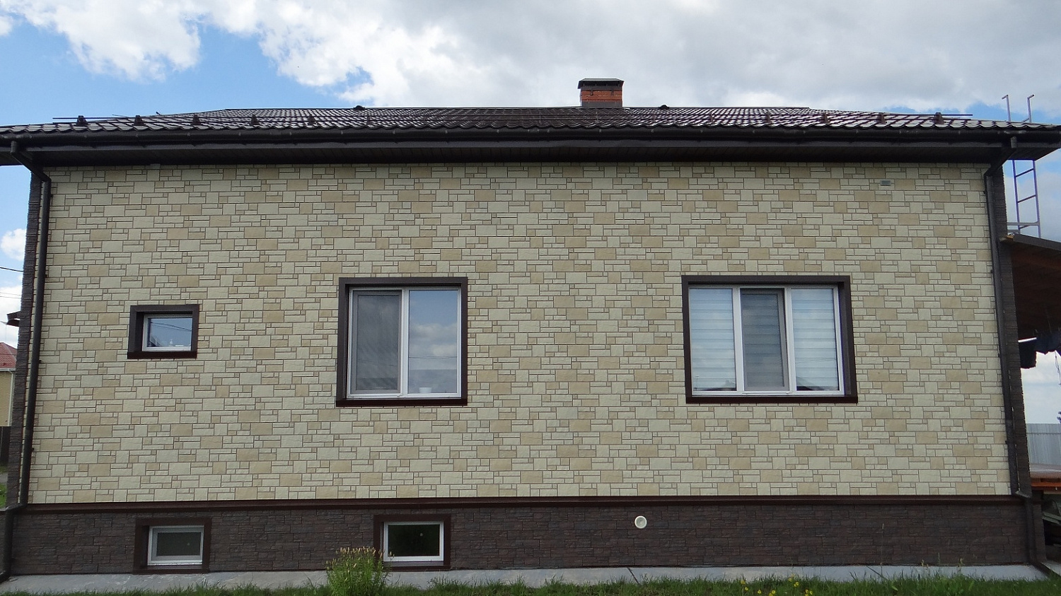 Фасадная панель Docke Premium Burg, пшеничный