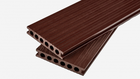 Террасная доска Groentec 3000x145x25 мм усиленная, Шоколад